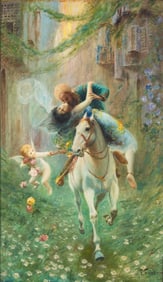 Fabio Fabbi  (Italian, 1861-1946) The Abduction in Cairo