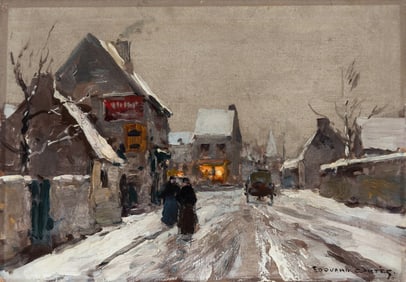 Édouard Léon Cortès (French, 1882-1969) Soir d'Hiver