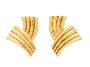YELLOW GOLD EARRINGS