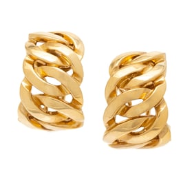 YELLOW GOLD EARRINGS