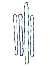 COLLECTION OF BEADED NECKLACES