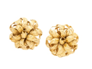 YELLOW GOLD EARRINGS