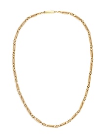 YELLOW GOLD FANCY LINK CHAIN