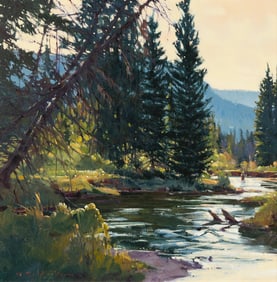 William C. Hook (American, b. 1948) On The Colorado