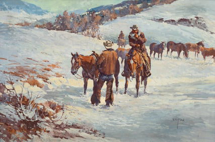 Newman Myrah (Canadian, 1921-2010) High Country Winter