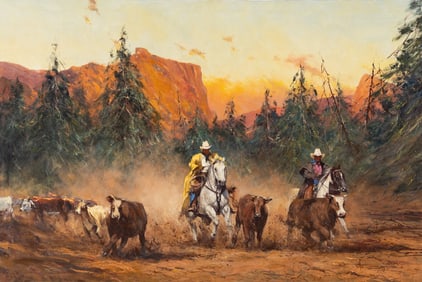 Robert Hagan (Australian, b. 1947) Driving the Dusk