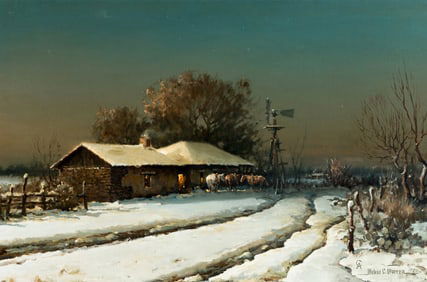 Melvin Warren (American, 1920-1995) Early Days at Fort Stockton, 1969