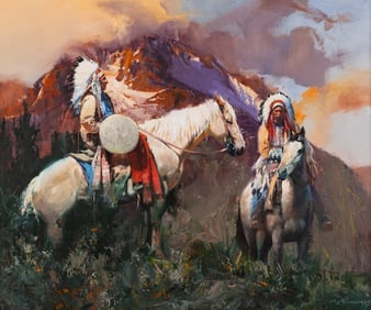 Oleg Stavrowsky (American, 1927-2020) Mountain Eyes