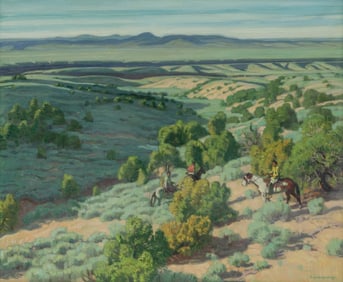 Ernest Martin Hennings (American, 1886-1956) Land of Sage and Cedar