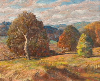 Harvey Dunn (American, 1884-1952) Autumn Hills