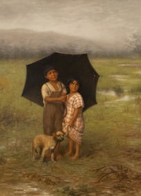 Grace Carpenter Hudson (American, 1865-1937) Rain Mother: The Passing of Makila Madtha, 1916