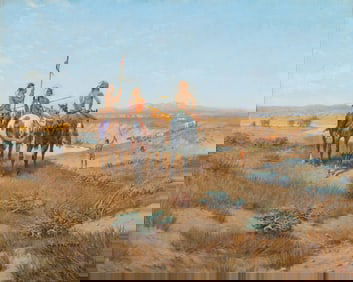 Olaf C. Seltzer (American, 1877-1957) The Unscheduled Stop