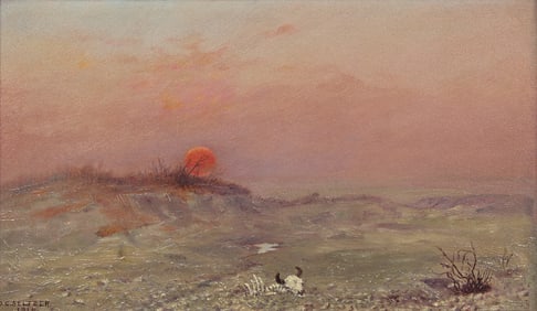 Olaf C. Seltzer (American, 1877-1957) Last of the Herd, 1910