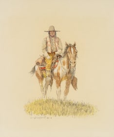 Olaf Wieghorst (American/Danish, 1899-1988) Scout