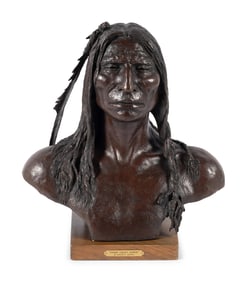 Ernest Berke (American, 1921-2010) Chief Crazy Horse, 1955