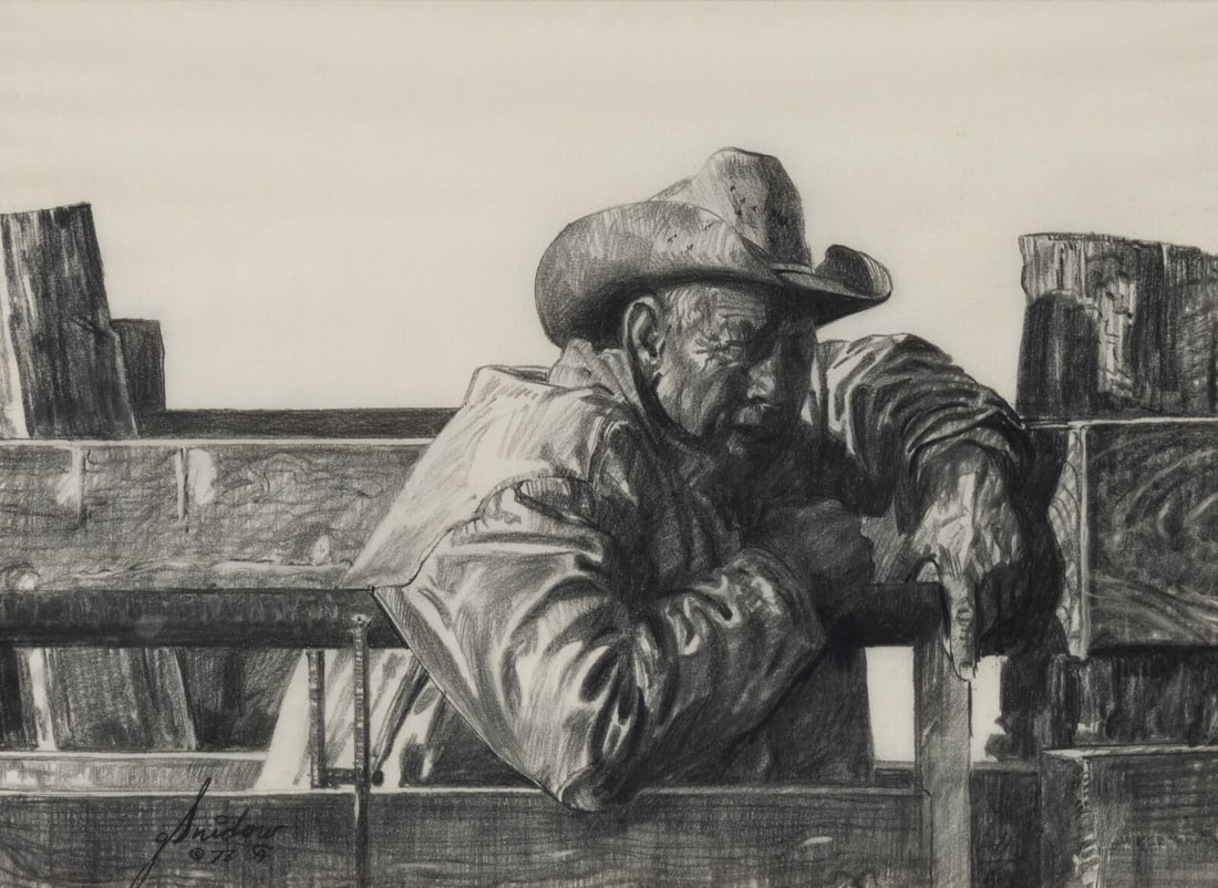 Gordon Snidow (American, b. 1936) The Rancher (1 of 3)