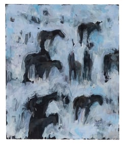 Theodore Waddell (American, b. 1941) Monida Horses, 1994