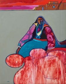 John Nieto (American, 1936-2018) Acoma Potter