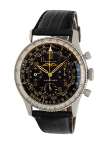 BREITLING, REF. 806 STAINLESS STEEL 'NAVITIMER' WATCH