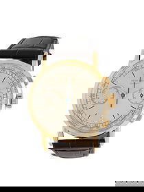 PATEK PHILIPPE, AN 18K YELLOW GOLD CHRONOGRAPH WATCH, EXTRACT FROM THE ARCHIVES & PATEK SERVICE: PATEK PHILIPPE, AN 18K YELLOW GOLD CHRONOGRAPH WATCH, EXTRACT FROM THE ARCHIVES & PATEK SERVICE PAPERWORK Maker: Patek Philippe Movement number: 867475 Year: Circa 1948 Case size: Approx. 35.5 mm