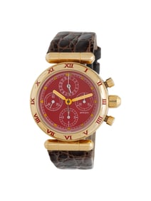 GÉRALD GENTA, REF. G3131.7 18K YELLOW GOLD CHRONOGRAPH WATCH