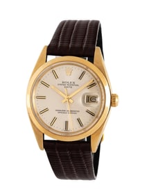 ROLEX, REF. 1503 14K YELLOW GOLD 'OYSTER DATE' WATCH