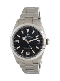 ROLEX, REF. 124270 STAINLESS STEEL 'EXPLORER' WATCH, BOX & PAPERS