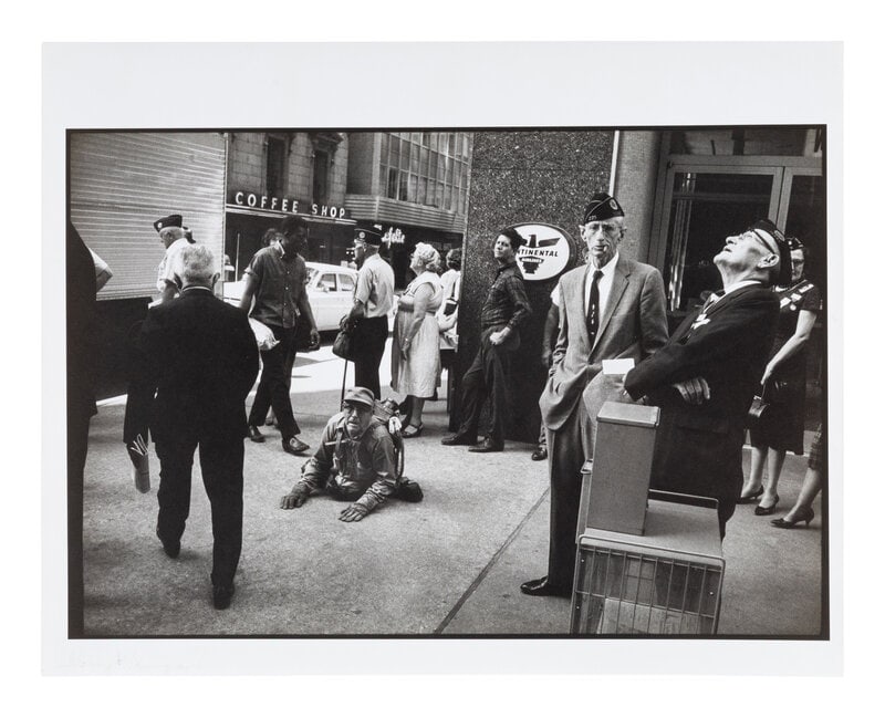 Garry Winogrand (American, 1928–1984) Dallas, 1964: Garry Winogrand (American, 1928–1984) Dallas, 1964 gelatin silver print signed in pencil, lower left 8 5/8 x 13 inches. Property from the Museum of Fine Arts, Houston This lot