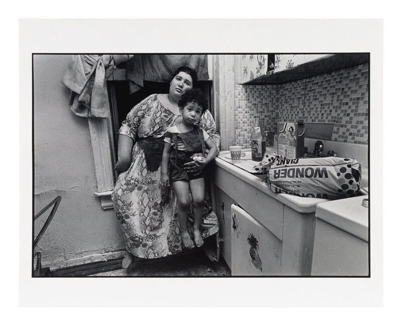 Mary Ellen Mark
(American, 1940–2015)
Gladys in Kitchen Window with Boy, Brooklyn, 1978; print (1 of 2)