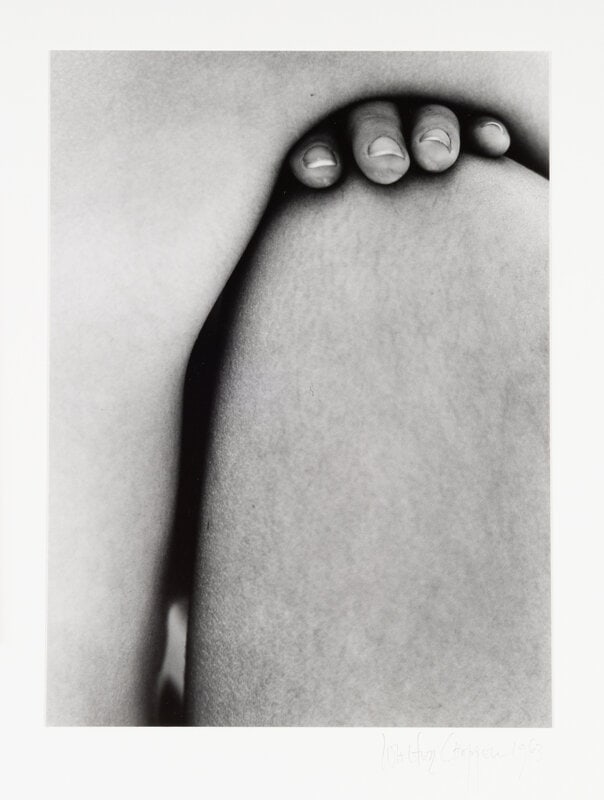 Walter Chappell (American, 1924-2000) Nude Armpit, Wingdale, New York, 1962: Walter Chappell (American, 1924-2000) Nude Armpit, Wingdale, New York, 1962 gelatin silver print signed and dated in pencil, lower right mount 11 5/8 x 8 5/8 inches. Property from the Collect