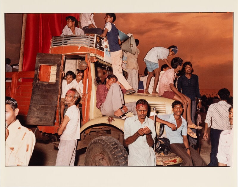 Mitch Epstein
(American, b. 1952)
Ganpati Festival, Bombay, India, 1981 (1 of 2)
