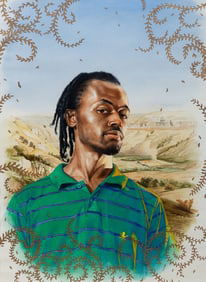 Kehinde Wiley (American, b. 1977) Likunt Daniel Ailin (The World Stage: Israel), 2011