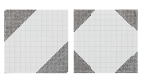 Jennifer Bartlett (American, 1941–2022) Black 6'' Squares Series #6, 1972