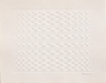 Enrico Castellani (Italian, 1930-2017) Untitled, 1980