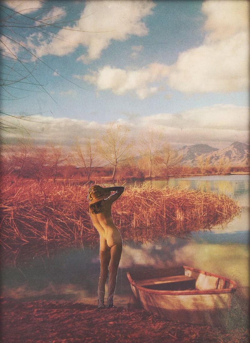 Joseph Cornell (American, 1903–1972) The Human Thermostat, c. 1961: Joseph Cornell (American, 1903–1972) The Human Thermostat, c. 1961 collage on board signed Joseph Cornell and titled (verso) 12 x 9 inches. This lot is located in New York. Provenance: Estate of