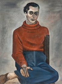 Gertrude Abercrombie (American, 1909-1977) Portrait of Eddie Millman, 1936