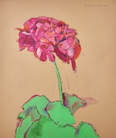 Fritz Scholder (Luiseño, 1937-2005) Dad's Flowers #3, 1982