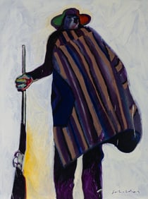 Fritz Scholder (Luiseño, 1937-2005) Half Breed, 1977