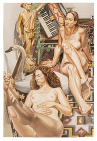 Philip Pearlstein (American, 1924-2022) Mercury and Accordion II, 1993