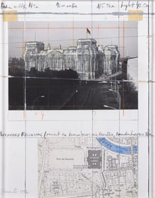 Christo (Bulgarian, 1935-2020) Wrapped Reichstag, 1992