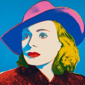 Andy Warhol (American, 1928-1987) Ingrid Bergman With Hat (from Ingrid Bergman), 1983