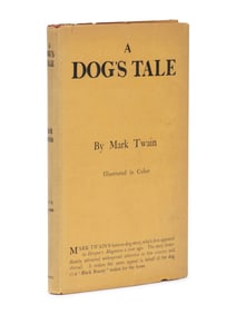 CLEMENS, Samuel L. ("Mark Twain") (1835-1910). A Dog's Tale. New York and London: Harper & Brothers