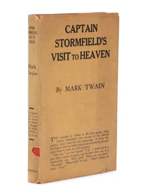 CLEMENS, Samuel L. ("Mark Twain") (1835-1910). Extract from Captain Stormfield's Visit to Heaven.