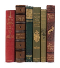 CLEMENS, Samuel L. ("Mark Twain") (1835-1910). A group of 6 FIRST EDITIONS, comprising:
