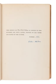 FAULKNER, William (1897-1962). The Wild Palms. New York: Random House, 1939.