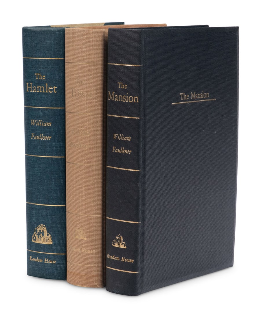 FAULKNER, William (1897-1962). [The Snopes trilogy]. The Hamlet. 1940. -- The Town. 1957. -- The (1 of 4)