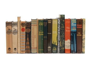FAULKNER, William (1897-1962). A group of 16 titles, MOST FIRST TRADE EDITIONS, comprising:
