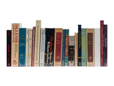 FAULKNER, William (1897-1962). A group of 48 FIRST EDITIONS by and about Faulkner, including: