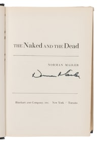 MAILER, Norman (1923-2007). Naked and the Dead. New York and Toronto: Rinehart and Company, 1948.