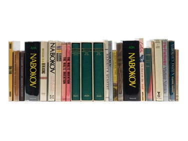 NABOKOV, Vladimir (1899-1977). A group of 48 FIRST EDITIONS by and about Nabokov, including:
